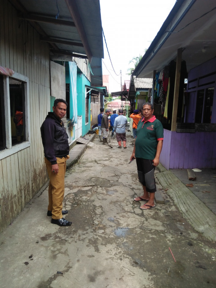 Proses Sapras Probebaya Kel.Baqa 2022 COR JALAN di RT.9