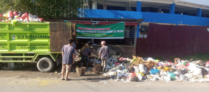 PEMBONGKARAN/PENUTUPAN TPS TERMINAL JL,BUNG TOMO