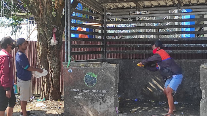 PEMBONGKARAN/PENUTUPAN TPS TERMINAL JL,BUNG TOMO