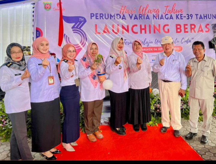 Giat Tgl 06 September 2023, Memperingati Hari Ulang Tahun Perusahan Umum Daerah Varia Niaga Samarinda yang ke-39 tahun dan dibersamai Dengan Launching Produk Beras Bebaya.