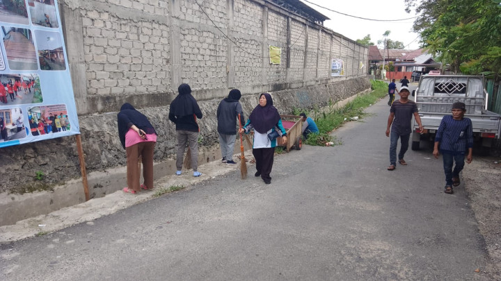 Giat Tgl 15 September 2023, Gotong Royong di RT. 7 Kelurahan Baqa Samarinda Seberang.