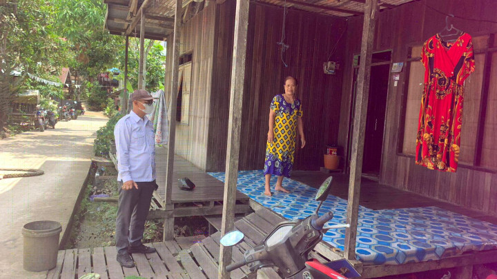 Giat tgl. 22 November 2023. Survey data rumah yang tidak layak huni yang di hadari oleh kasi ekobang. dan tim survei