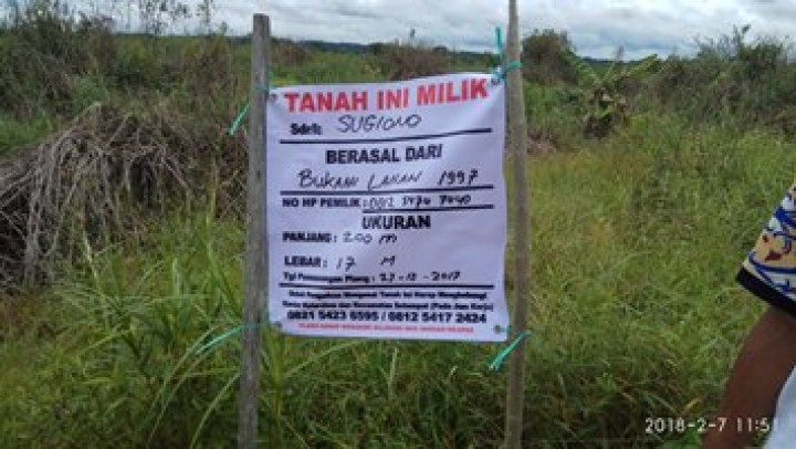 Kegiatan Peninjauan Lokasi Tanah Di Kelurahan Budaya Pampang
