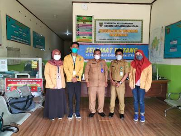 Foto Kegiatan Penerimaan Mahasiswa KKN Unmul (Selasa, 12 Oktober 2021)