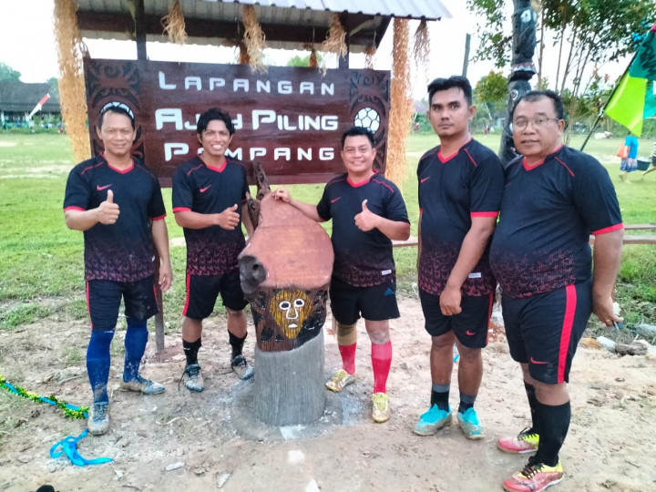 Peresmian Lapangan Ajay Piling di Desa Budaya Pampang, tgl 21 Mei 2022