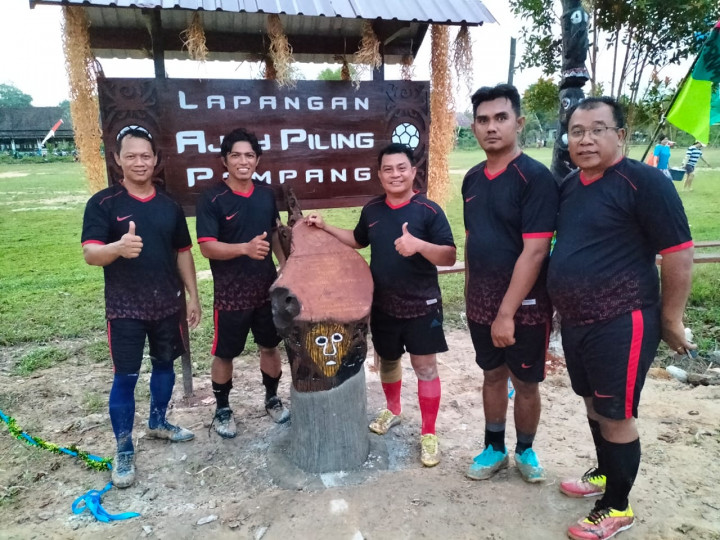 Peresmian Lapangan Ajay Piling di Desa Budaya Pampang, tgl 21 Mei 2022