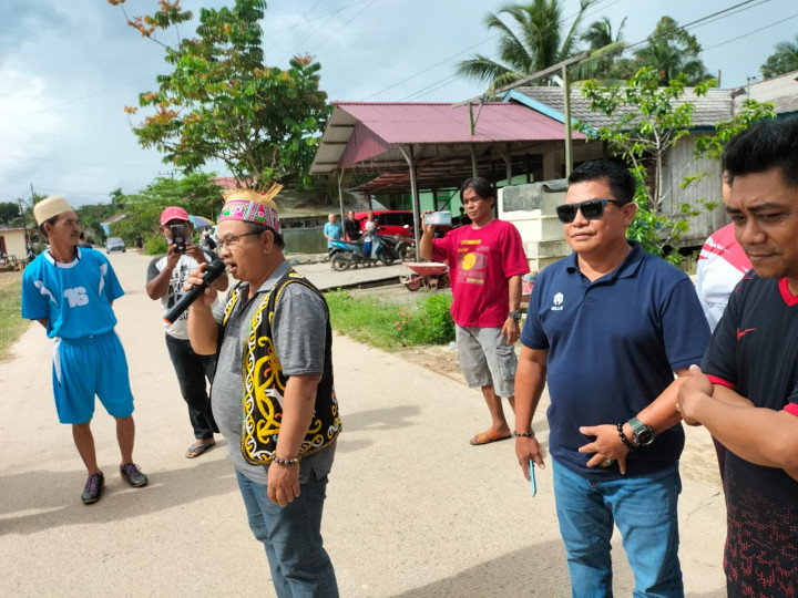 Peresmian Lapangan Ajay Piling di Desa Budaya Pampang, tgl 21 Mei 2022