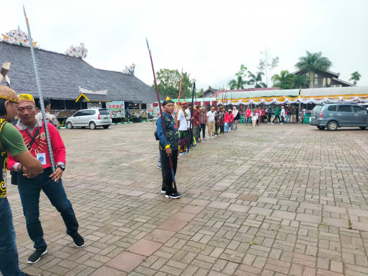 Kegiatan Pertandingan Sumpit Se-kalimantan Timur Tgl. 27-28 Agustus 2022 di Lamin Budaya Pampang