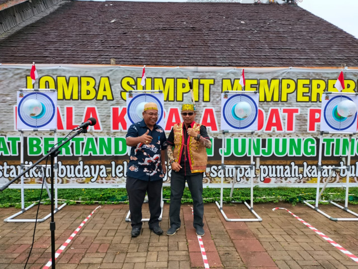 Kegiatan Pertandingan Sumpit Se-kalimantan Timur Tgl. 27-28 Agustus 2022 di Lamin Budaya Pampang