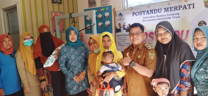 kegiatan kunjungan Tim PKK Kecamatan ke sekolah PAUD kelurahan Budaya Pampang Tgl. 14 November 2022