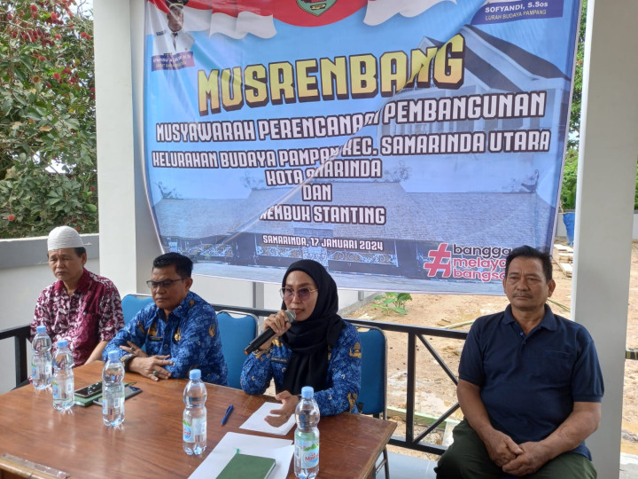rapat musrenbang di kelurahan budaya pampang tgl.17 januari 2024