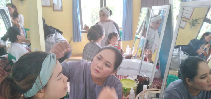 Kegiatan Kursus Kecantikan Kelurahan Bugis mencakup Kegiatan Pemberdayaan Masyarakat Tahun 2021