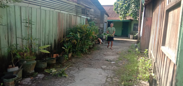 kegiatan gotong royong bersama TNI dan RT 10,RT 11, RT 19, RT 3,RT 4 dan RT 5 pada tanggal 26 -27 Maret 2022