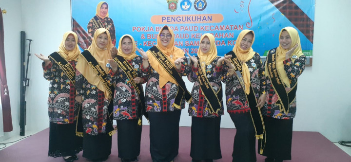 Acara Pengukuhan Pokja Bunda Paud Kecamatan &  Bunda Paud Kelurahan Se Kec. Samarinda kota Tahun 2022