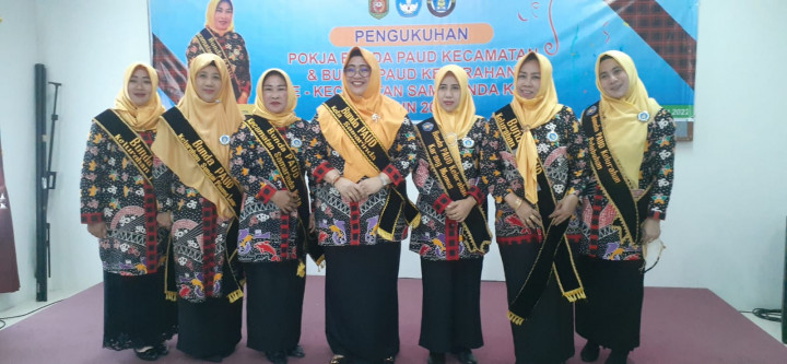 Acara Pengukuhan Pokja Bunda Paud Kecamatan &  Bunda Paud Kelurahan Se Kec. Samarinda kota Tahun 2022