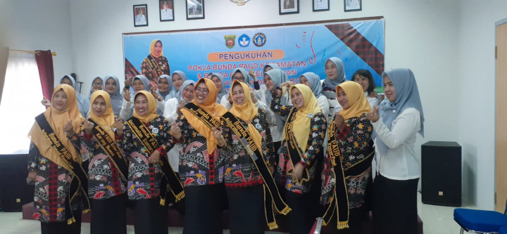 Acara Pengukuhan Pokja Bunda Paud Kecamatan &  Bunda Paud Kelurahan Se Kec. Samarinda kota Tahun 2022
