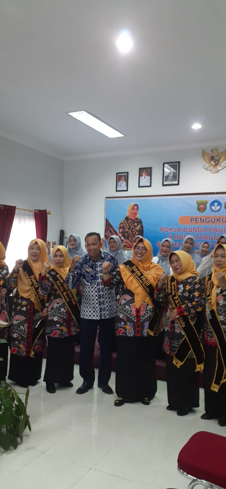 Acara Pengukuhan Pokja Bunda Paud Kecamatan &  Bunda Paud Kelurahan Se Kec. Samarinda kota Tahun 2022