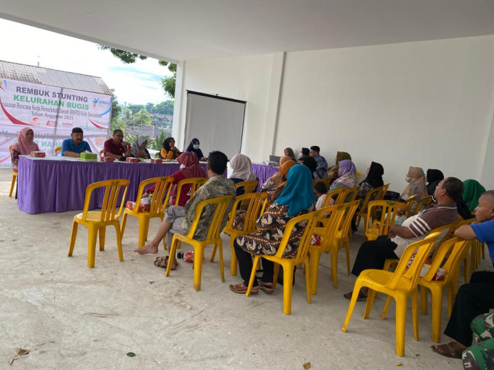 Kegiatan Rembuk Stunting di Kantor Kelurahan Bugis Kecamatan Samarinda Kota