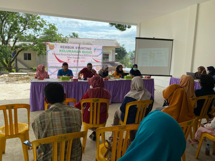 Kegiatan Rembuk Stunting di Kantor Kelurahan Bugis Kecamatan Samarinda Kota