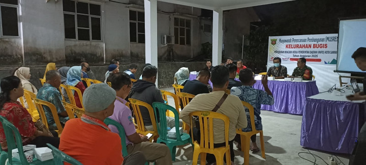 Kegiatan Musyawarah Perencanaan Pembanguan (MUSRENBANG) Kelurahan Bugis Penyusunan Rencana Kerja Pemerintah Daerah (RKPD) Kota Samarinda