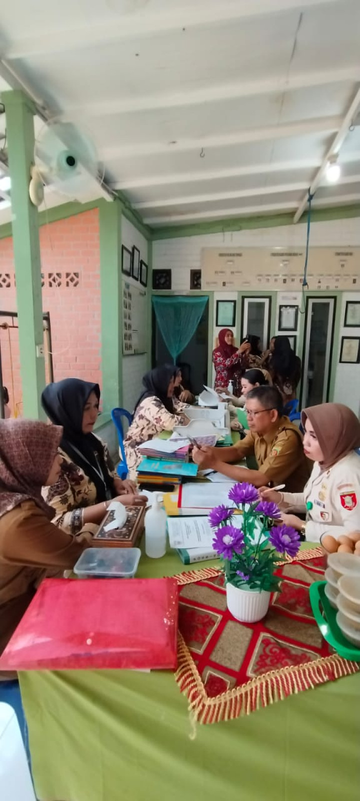 Kegiatan Lomba Penilaian Posyandu TK. Kodim di Posyandu Menur 049 Kelurahan Bugis.