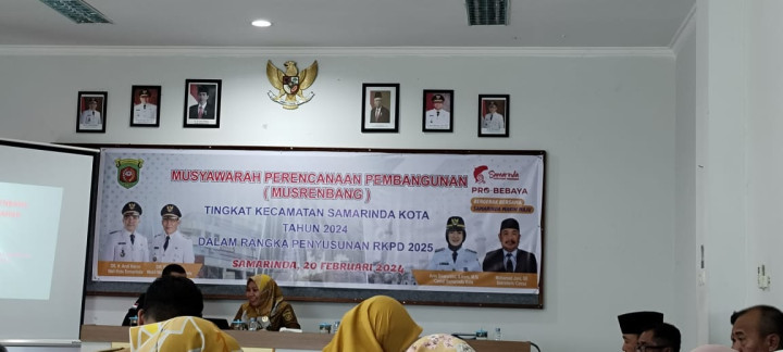 kegiatan Musyawarah Perencanaan Pembangunan (Musrembang) di Kecamatan Samarinda Kota