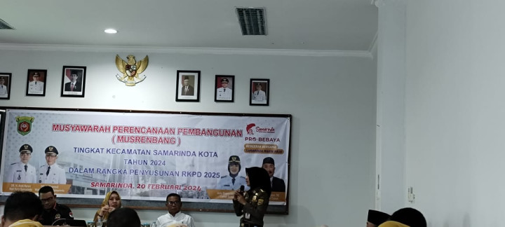 kegiatan Musyawarah Perencanaan Pembangunan (Musrembang) di Kecamatan Samarinda Kota