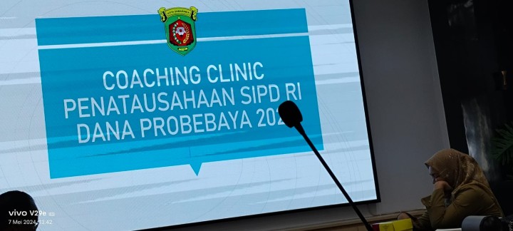 Rapat Coaching Clinic Penatausahaan SIPD RI Dana Probbeya Tahun 2024 di BPKAD Kota Samarinda