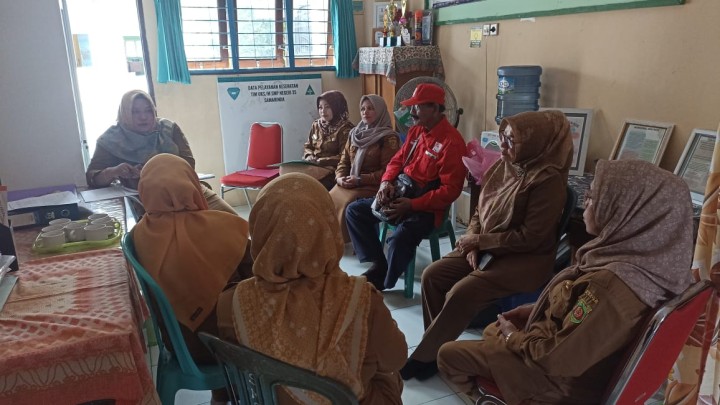 Pembinaan UKS di SMP Negeri 035 Samarinda Kecamatan Samarinda Kota