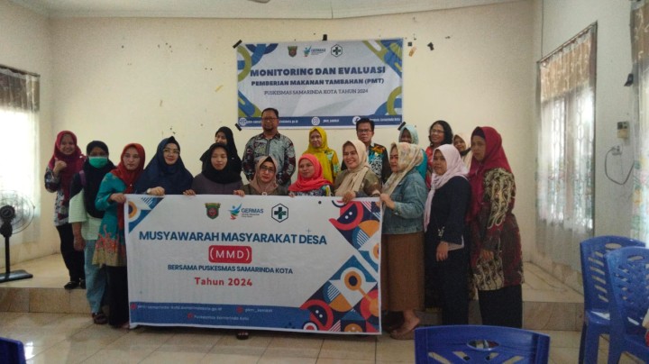 Kegiatan Monitoring dan Evaluasi Pemberian makanan Tambahan ( PMT) di Kelurahan Pasar pagi,