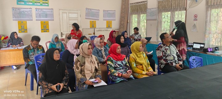 Kegiatan Monitoring dan Evaluasi Pemberian makanan Tambahan ( PMT) di Kelurahan Pasar pagi,