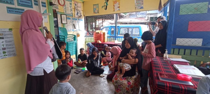 Monitoring Kegiatan Posyandu Serumpun Kelurahan Bugis
