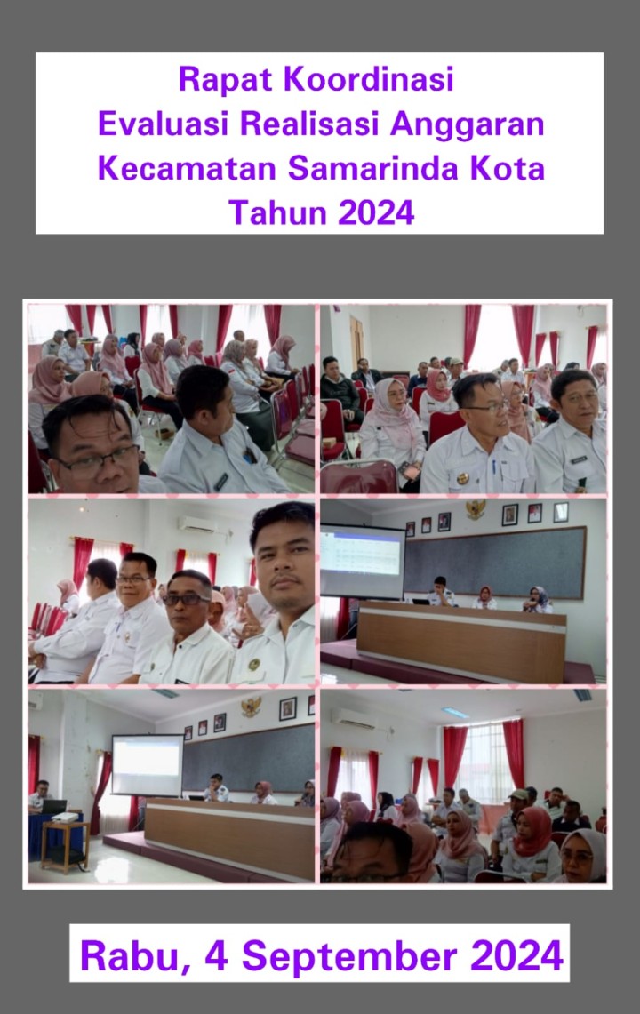 Rapat Koordinasi Evaluasi Realisasi Anggaran