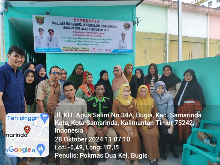 Sosialisasi dan Pelatihan Pengolahan Minyak Jelantah RT. 16 Kelurahan Bugis