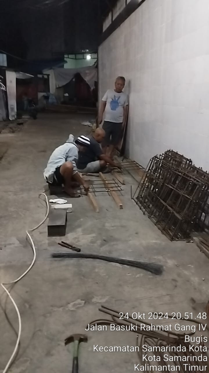 Kegiatan Probebaya Perbaikan Drainase RT. 02 Kelurahan Bugis
