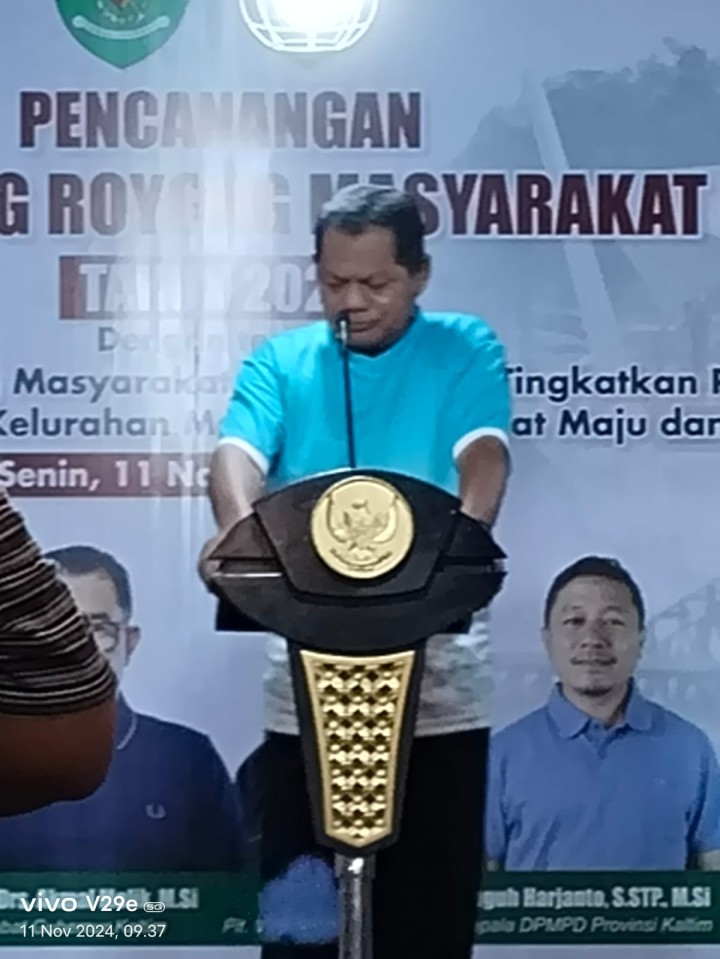 Pencanangan Bulan Bakti Gotong Royong ke-21 tingkat Provinsi Kalimantan Timur tahun 2024