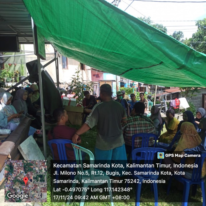 Kegiatan Rembuk Warga RT. 12 Untuk Usulan Probebaya Tahun Anggaran 2025 - 2026 dan Musrembang 2026 Kelurahan Bugis