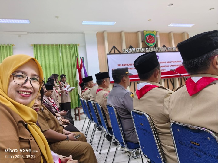 Pelantikan Majelis Pembina Ranting dan Pengurus Kwartir Ranting Gerakan Pramuka Kecamatan Samarinda Kota