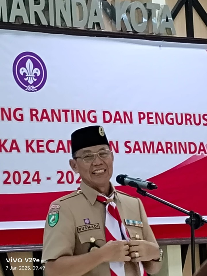 Pelantikan Majelis Pembina Ranting dan Pengurus Kwartir Ranting Gerakan Pramuka Kecamatan Samarinda Kota