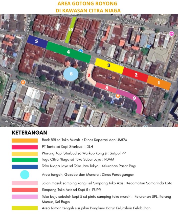 Aksi Bersama untuk Kebersihan dan Ketertiban Citra Niaga