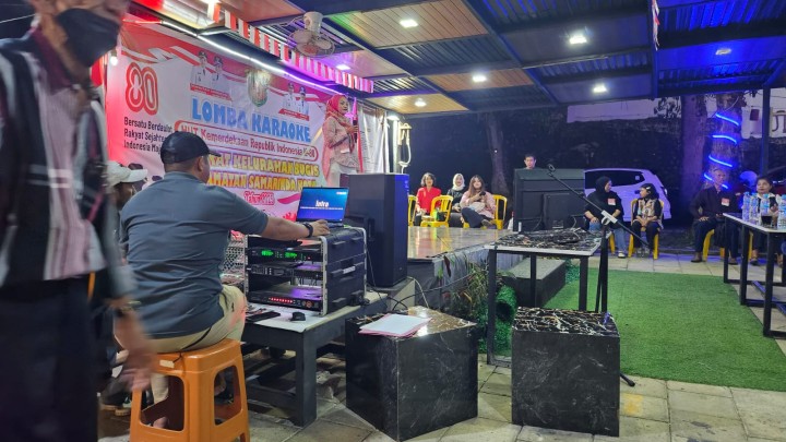 Kelurahan Bugis Rayakan Kemerdekaan dengan Lomba Voli dan Karaoke