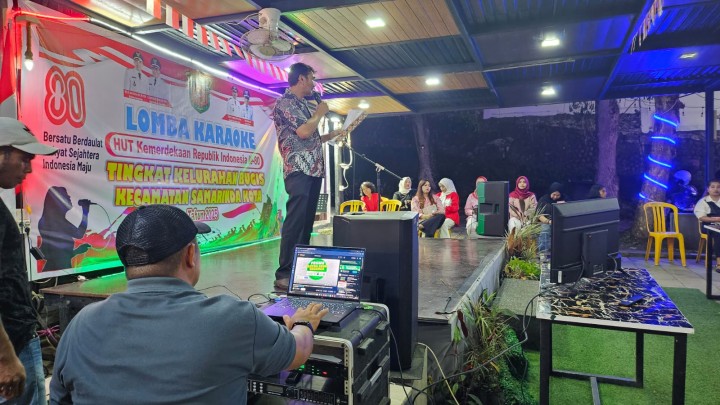 Kelurahan Bugis Rayakan Kemerdekaan dengan Lomba Voli dan Karaoke