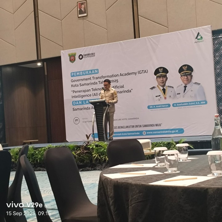 Kelurahan Bugis Hadiri Pembukaan Government Transformation Academy (GTA) dan Launching Samarinda AI