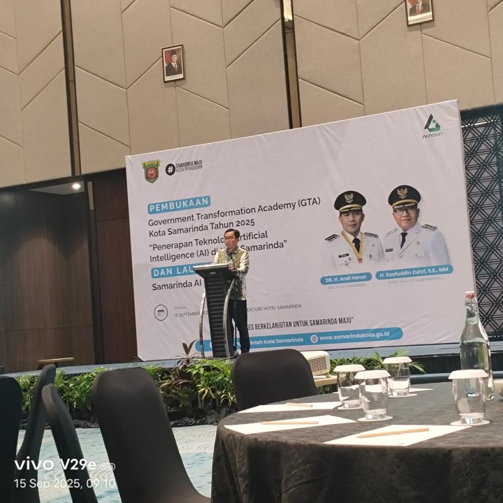 Kelurahan Bugis Hadiri Pembukaan Government Transformation Academy (GTA) dan Launching Samarinda AI