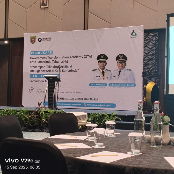 Kelurahan Bugis Hadiri Pembukaan Government Transformation Academy (GTA) dan Launching Samarinda AI