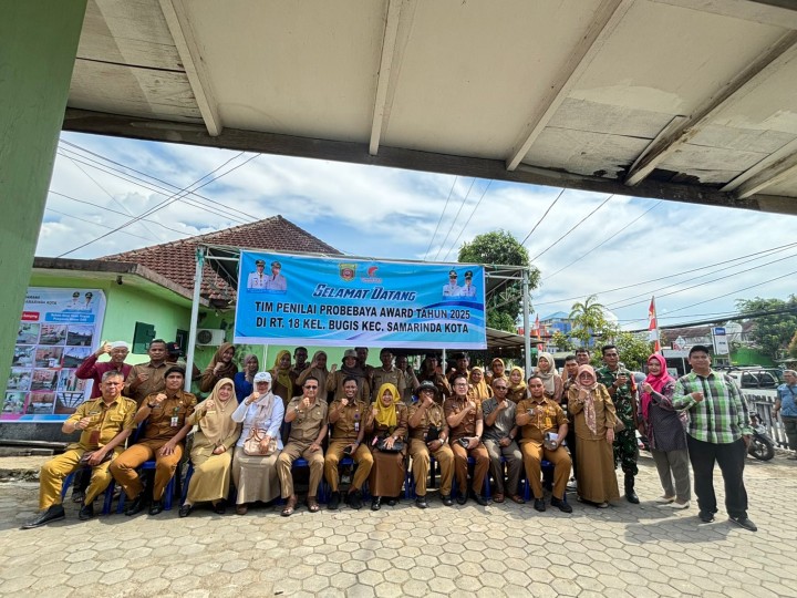 Penilaian Probebaya Award Tahun 2025 Dilaksanakan di Lingkungan RT 18 Kelurahan Bugis
