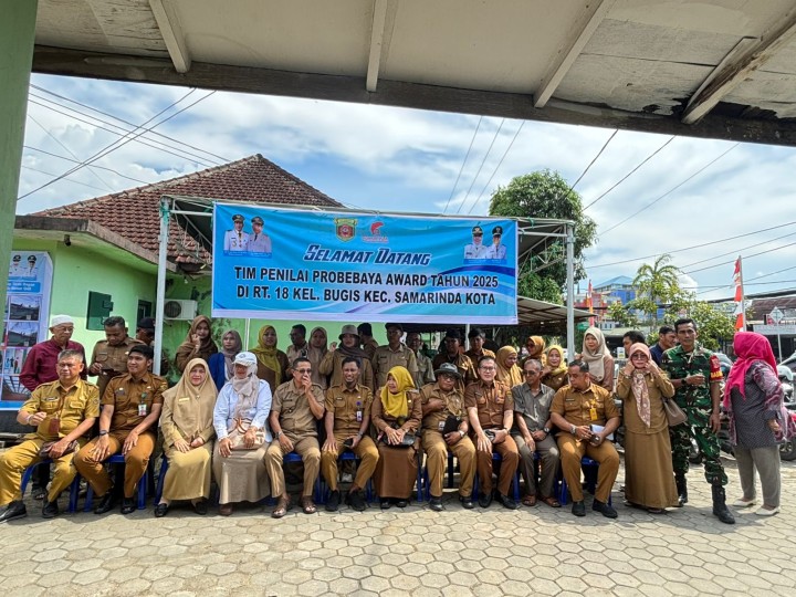 Penilaian Probebaya Award Tahun 2025 Dilaksanakan di Lingkungan RT 18 Kelurahan Bugis