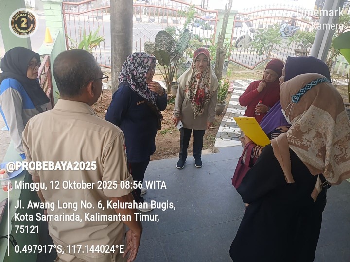 Kunjungan Camat Samarinda Kota dalam Rangka Persiapan Penilaian PROBEBAYA AWARD 2025