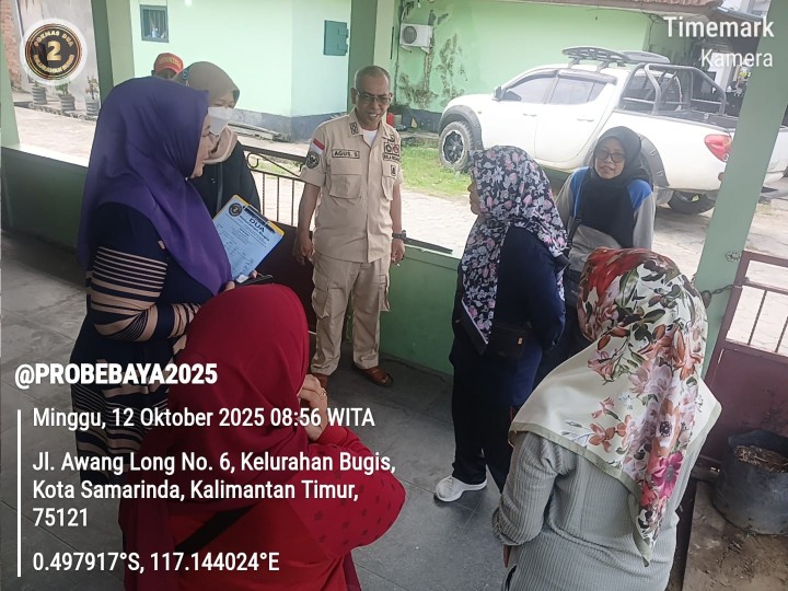 Kunjungan Camat Samarinda Kota dalam Rangka Persiapan Penilaian PROBEBAYA AWARD 2025