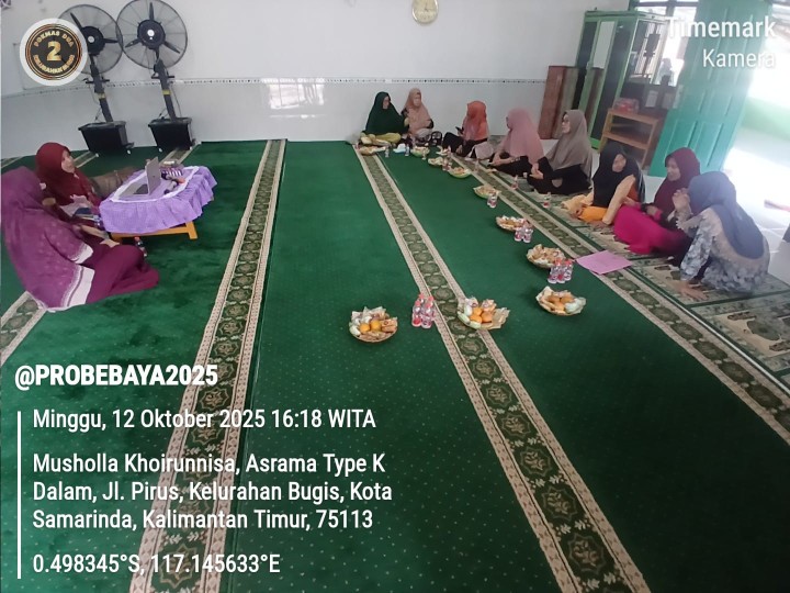 Rapat Pengurus dan Anggota Dasa Wisma RT 11 dalam Rangka Pelaksanaan PROBEBAYA TA 2025